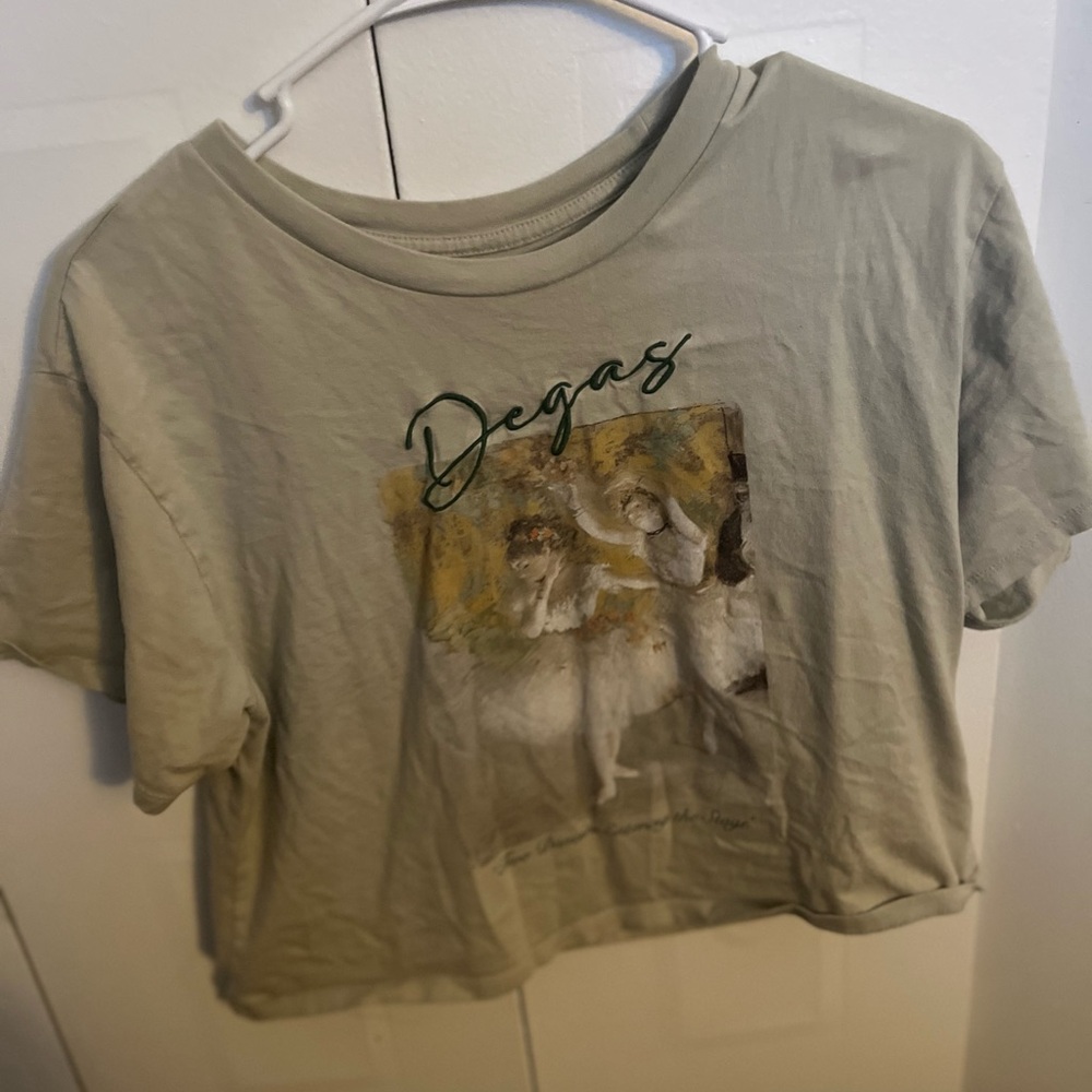 Adidas Olive Green Crop Top